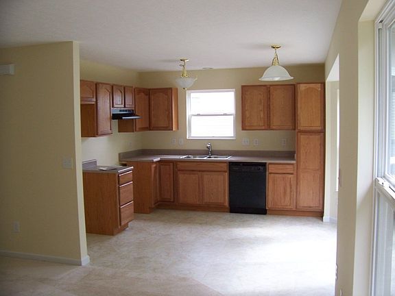 Kitchen with dining area.