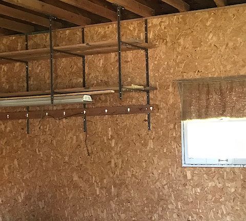Inside Detached Garage