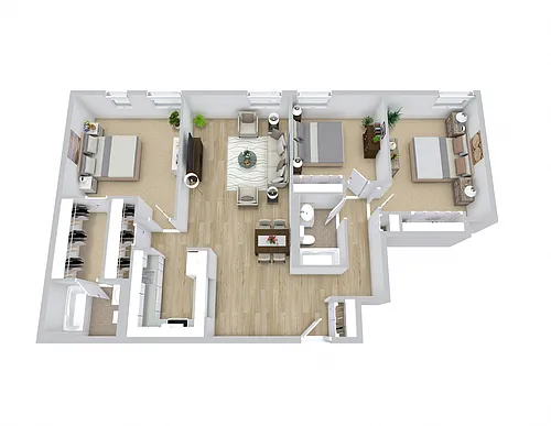 Floor plan 3 Bedroom