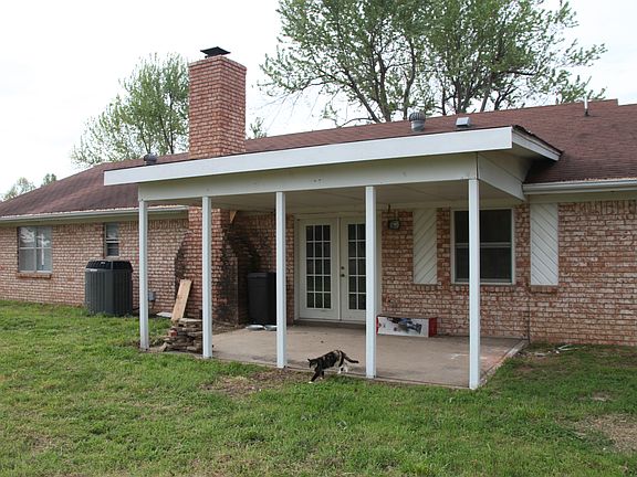 French doors to back porch
