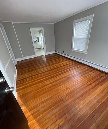 View of the family room walking in from front door