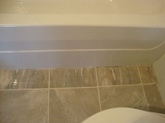 tile floor in bath
