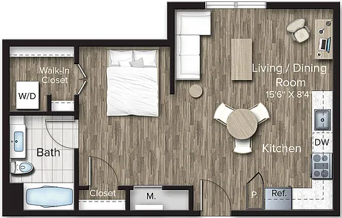 Floor plan Studio-S4