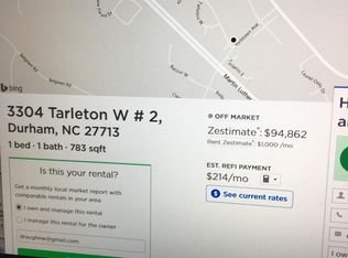 3304 Tarleton W #2, Durham, NC 27713