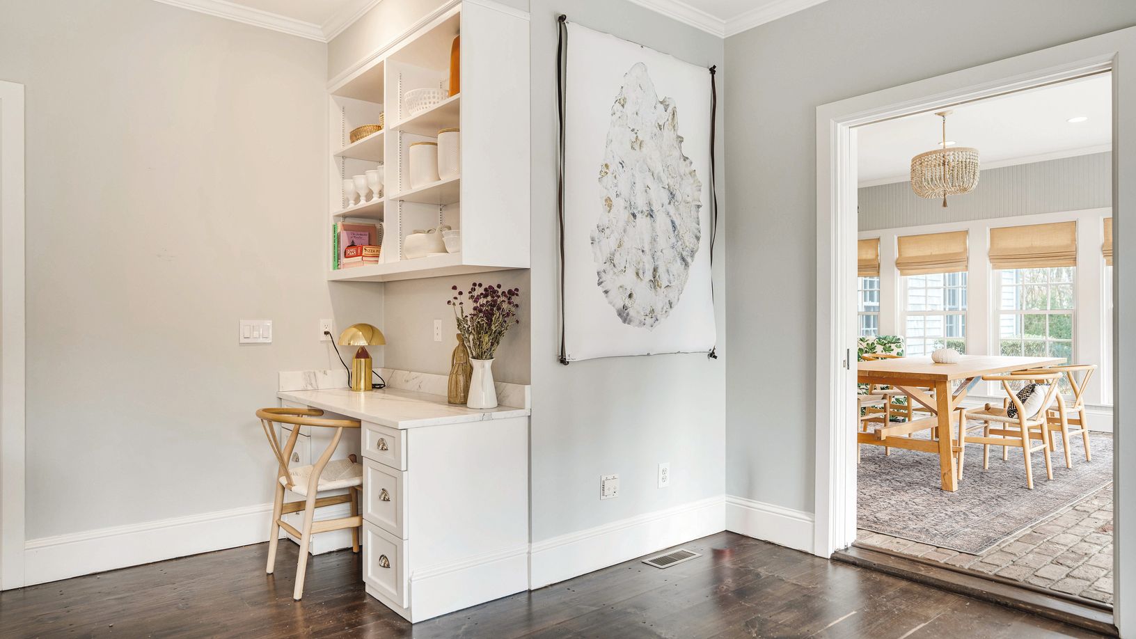  Desk area in kitchen