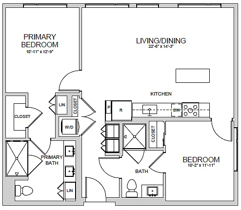 Floor plan B3