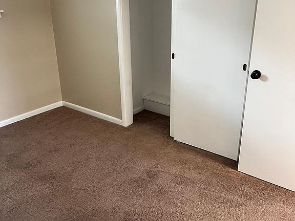 bedroom with large closet