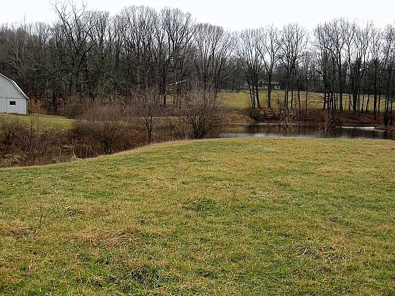 seen from hay field by road