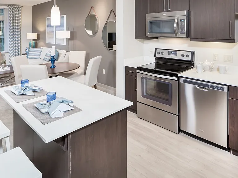 Kitchen and DIning Area 1 bedroom Model (Furnished) Unit