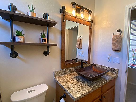 Upgraded guest bath. 
