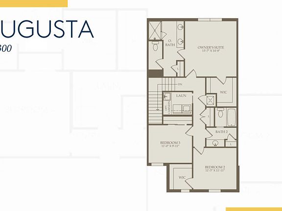 Augusta Quick Move-In Floor Plan - Floor 2