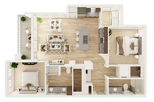 Floor plan B3