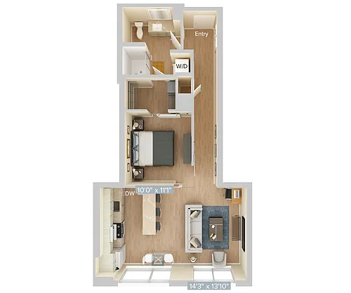 Floor plan 613