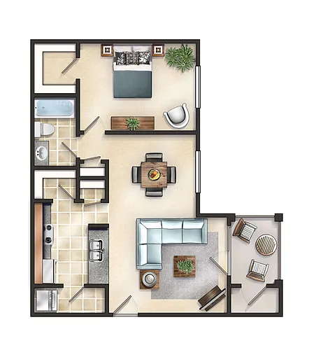 Floor plan The Grenadier