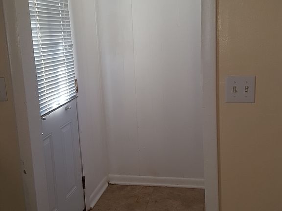 Utility room at back door