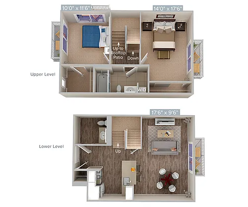 Floor plan B7-858-1