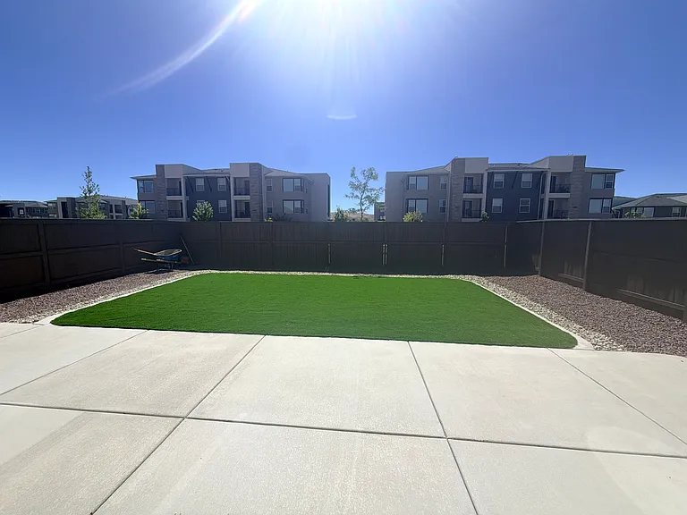 Brand new backyard