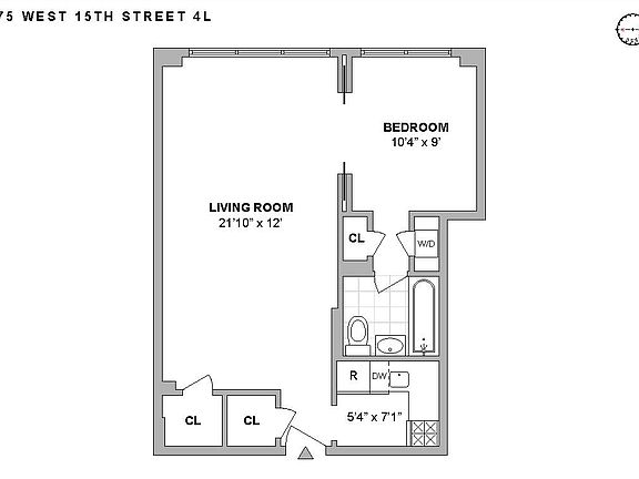 2nd image of 175 W 12th St APT 4L