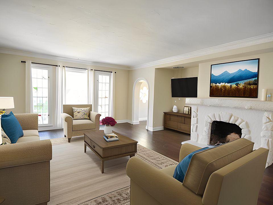 Living Room Staged