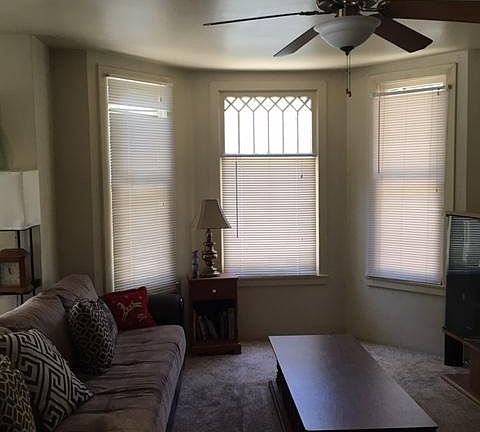 Original bay window.