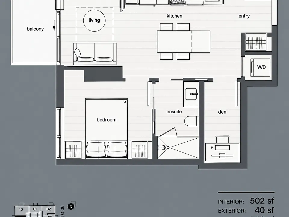 1277 Hornby St #2609