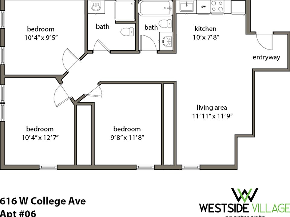1st image of 616 W College Ave APT 6