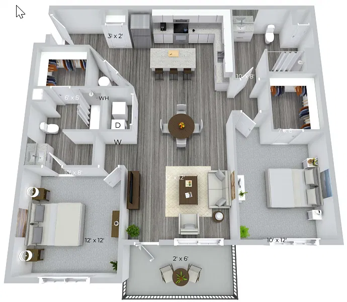 Floor plan Hamilton
