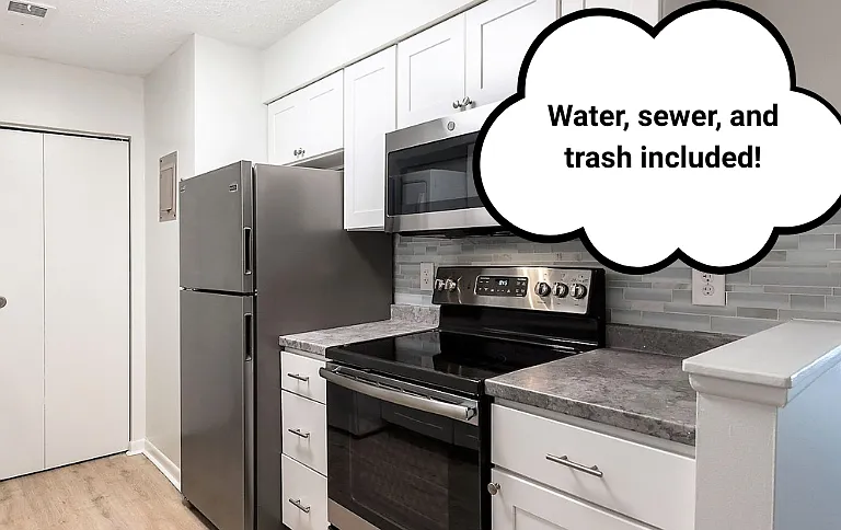 Signature Kitchen Style (shown here in a 2-bedroom floor plan)