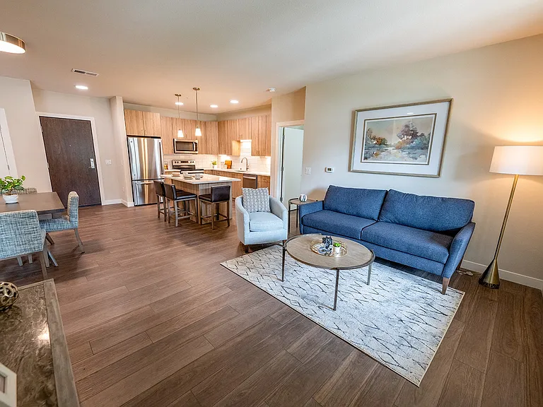 Bright living spaces