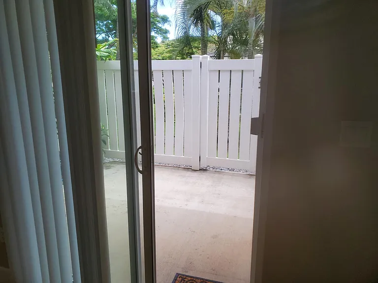 Fenced Patio