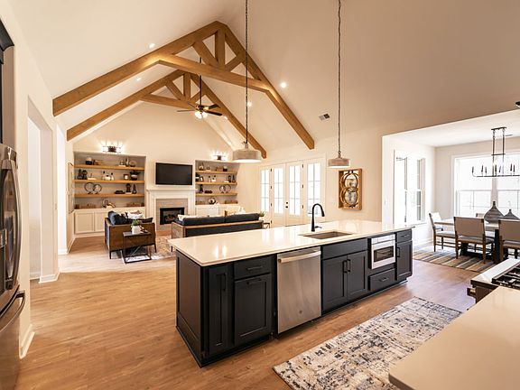 Kitchen into great room