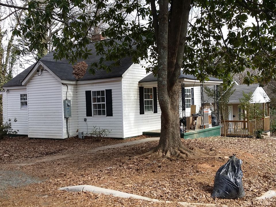 Front side of house. Still cleaning renovation material.