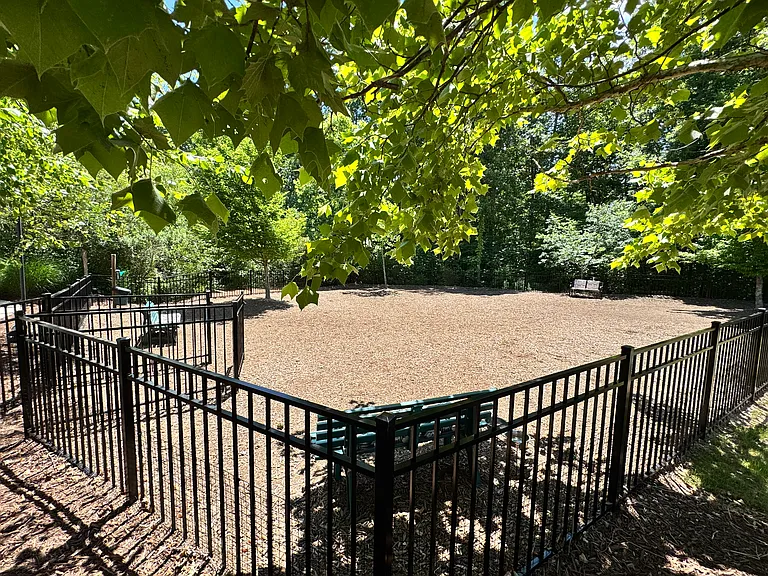 Dogpark is next to clubhouse