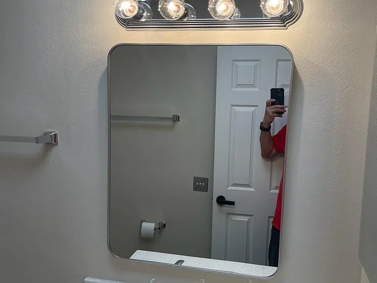 Remodeled bathroom.
