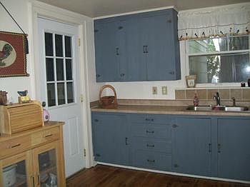 Warm and inviting kitchen.