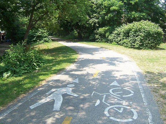 Bike Path On Property