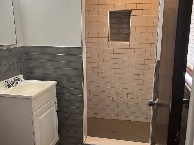 Bathroom with walk in shower