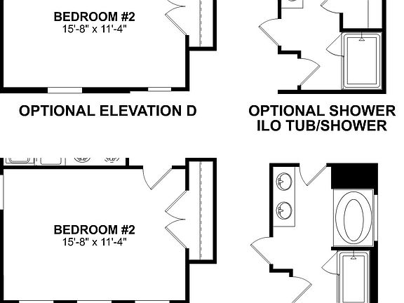 Bexley II Second Floor Options