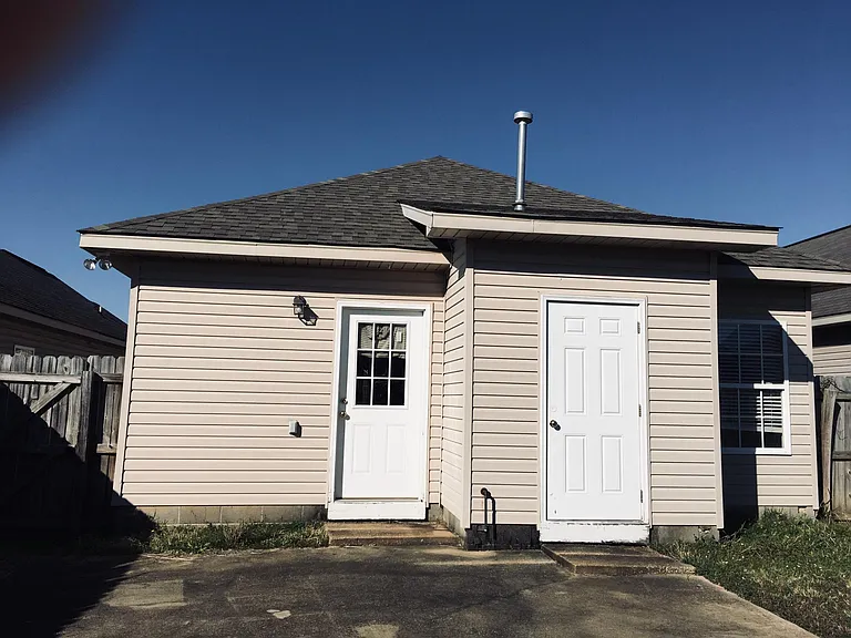 backside of the house