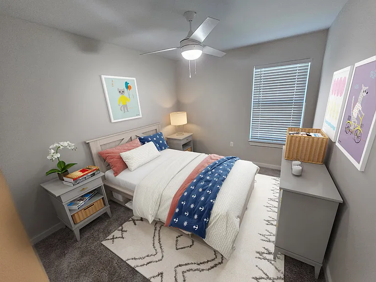 Virtually stage 3rd bedroom