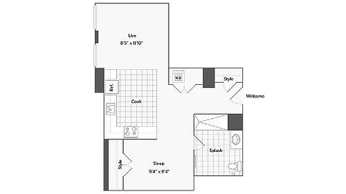 Floor plan Amherst - Junior