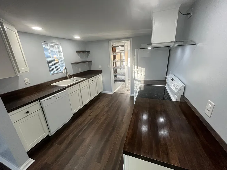 looking into kitchen from dinning area