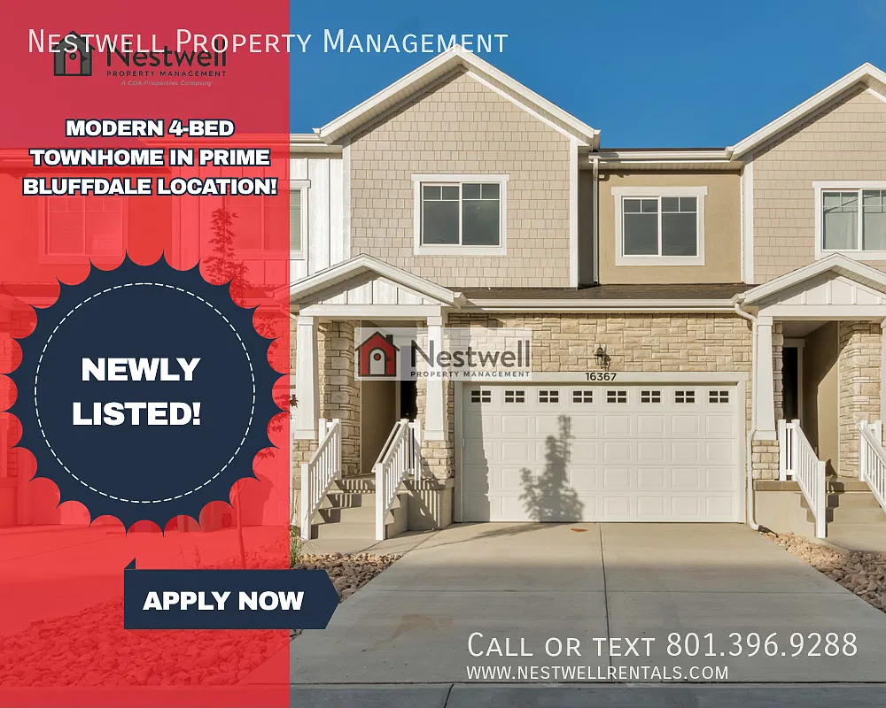 Modern 4-bed Townhome in Prime Bluffdale Location! — Photo 1