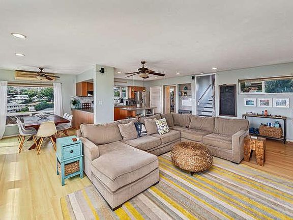 Big sectional for cozy family time and movie nights.
