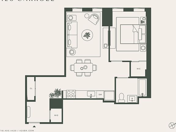 2nd image of 420 Carroll St #1603