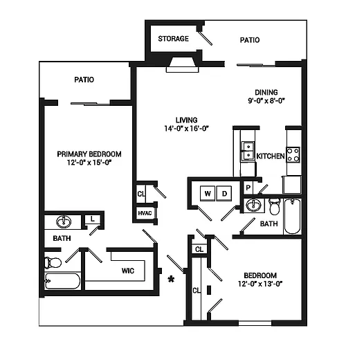 Floor plan B2