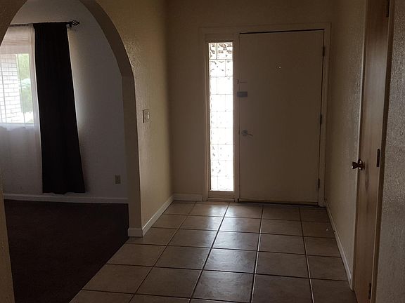 front entrance and entry to living room