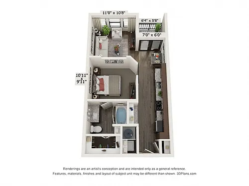 Floor plan E1