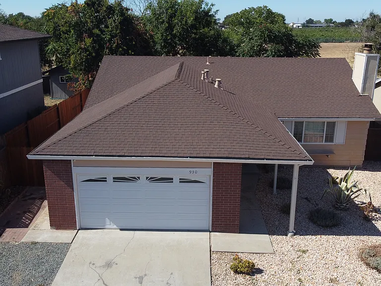AERIAL OF FRONT OF HOME