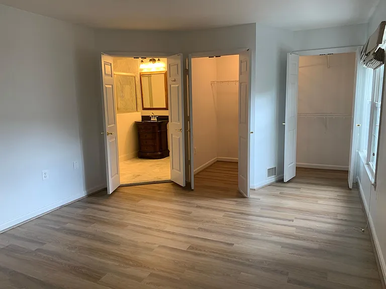 master bedroom walk-in closet and bath
